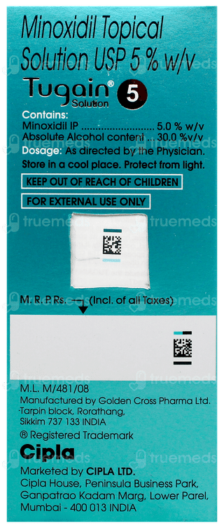 Tugain 5 Spray/Solution 60Ml